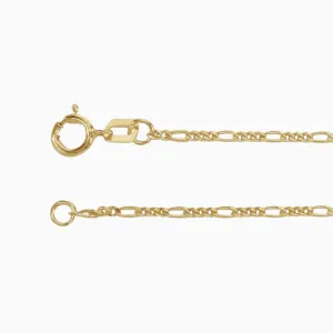 1.28mm Figaro Chain Necklace