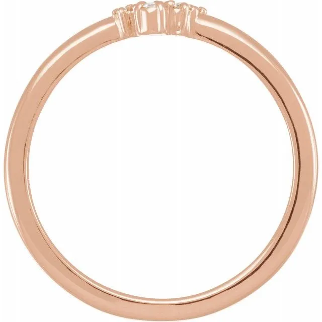 14K Gold Ring with Rose-Cut & Faceted Diamond