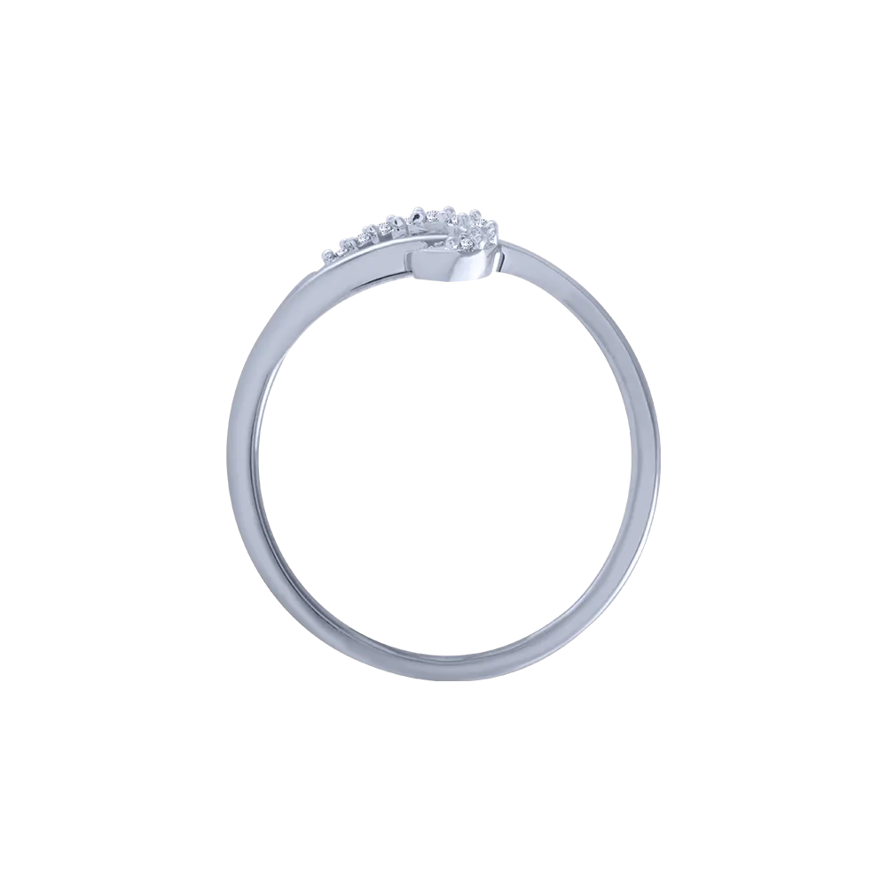 14KT (585) White Gold And Diamond Ring For Women