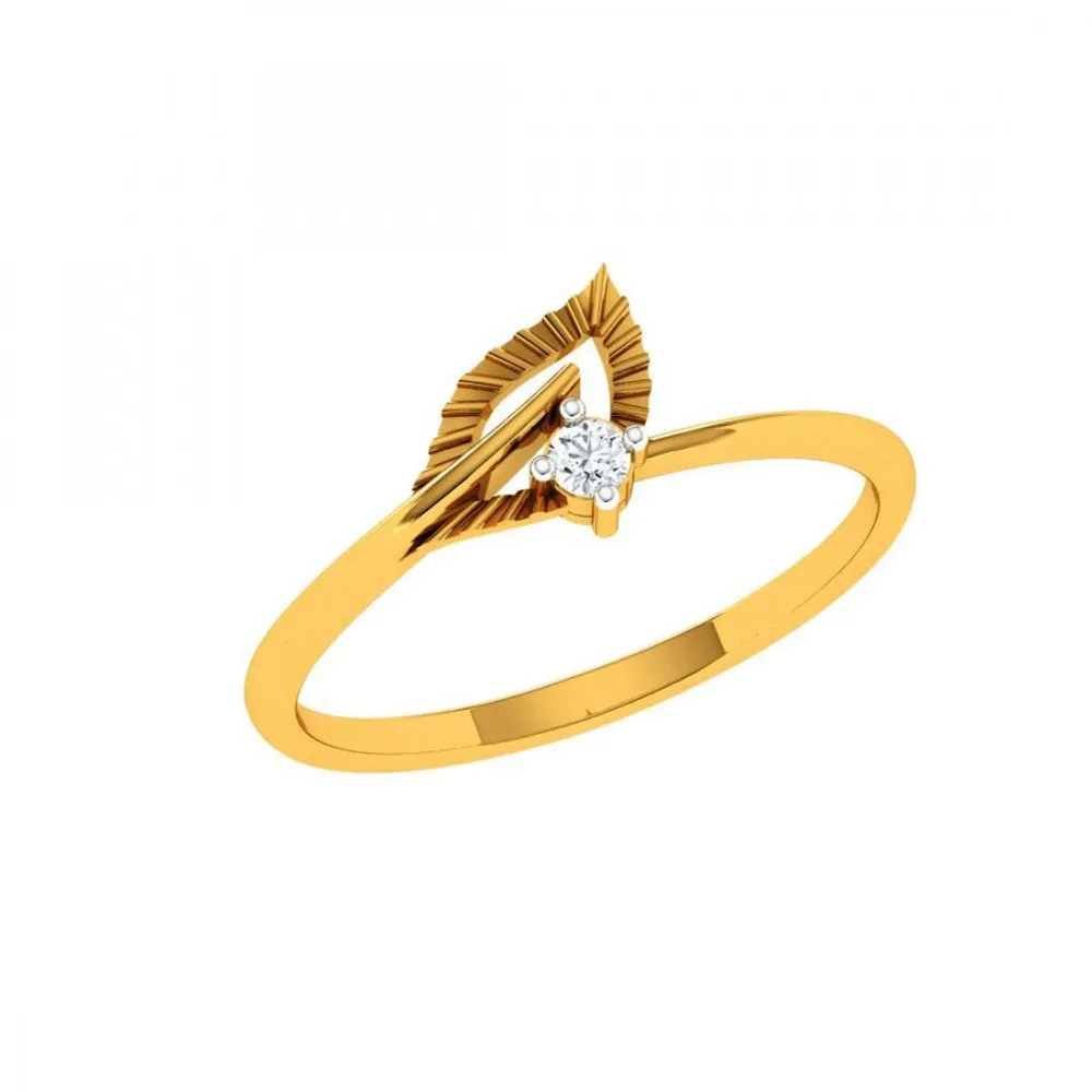 14KT (585) Yellow Gold Ring For Woman