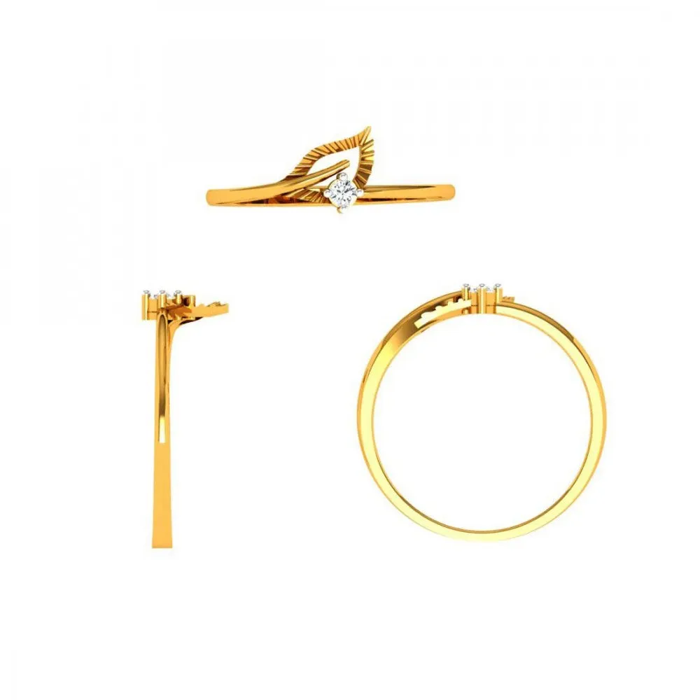 14KT (585) Yellow Gold Ring For Woman