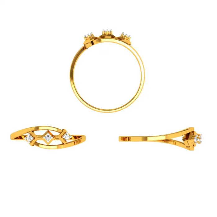 14KT (585) Yellow Gold Ring For Women