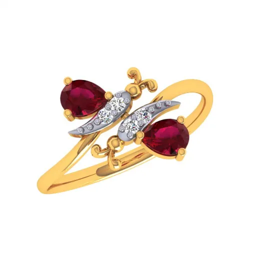 14KT (585) Yellow Gold Ring For Women
