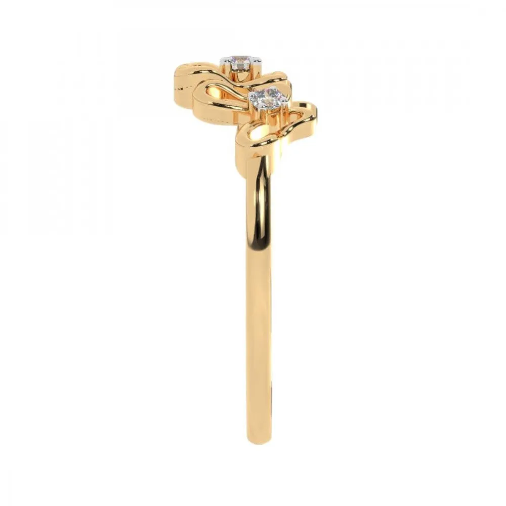 14KT (585) Yellow Gold Ring For Women