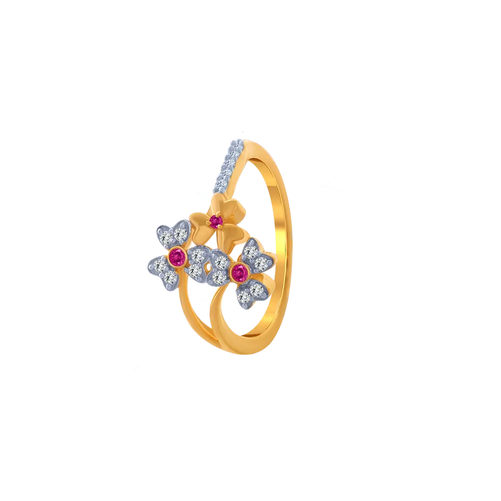 14KT (585) Yellow Gold Ring For Women