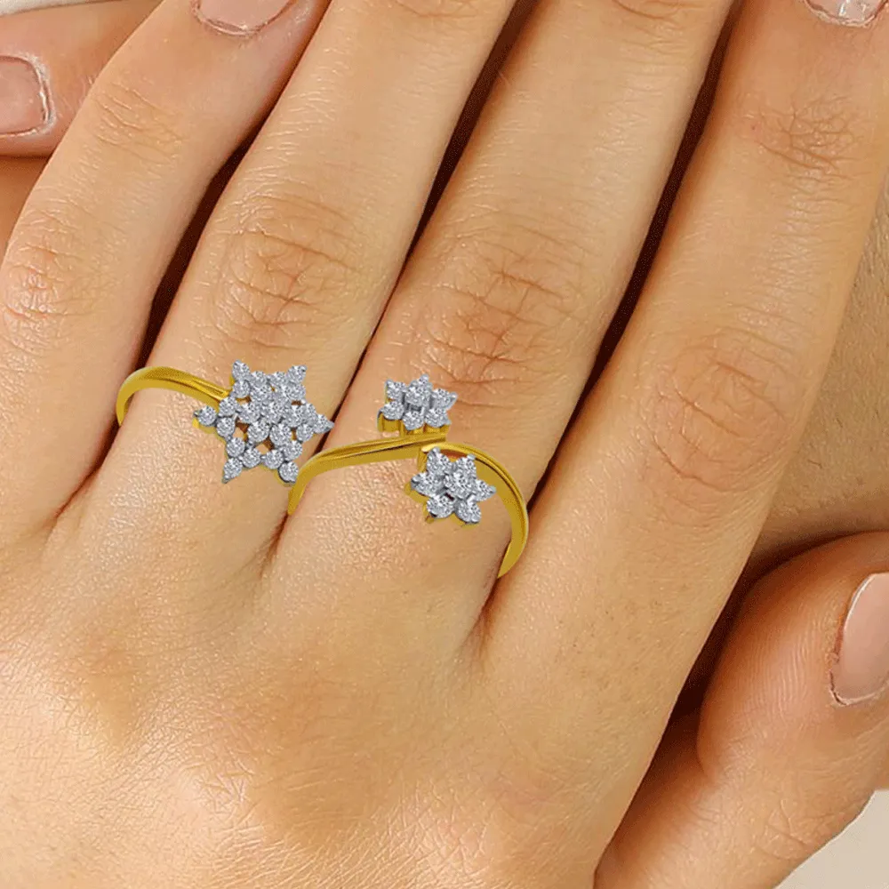 14KT (585) Yellow Gold Ring For Women