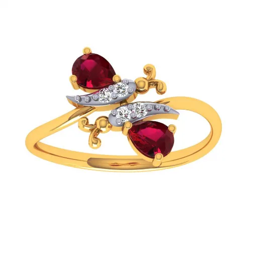 14KT (585) Yellow Gold Ring For Women