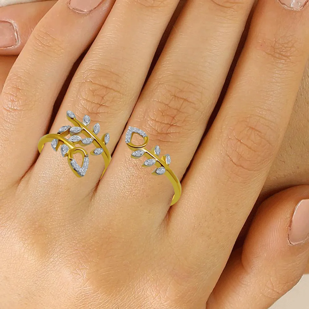 14KT (585) Yellow Gold Ring For Women