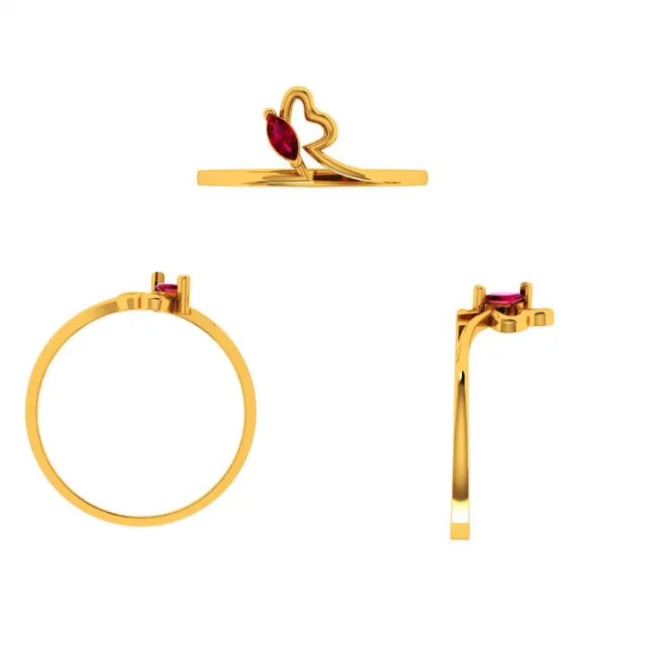 14KT (585) Yellow Gold Ring For Women