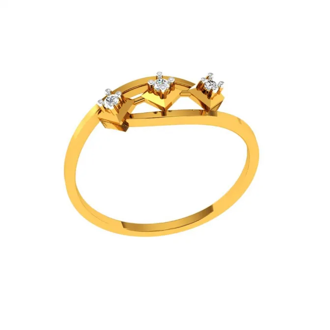 14KT (585) Yellow Gold Ring For Women