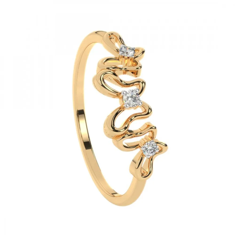 14KT (585) Yellow Gold Ring For Women