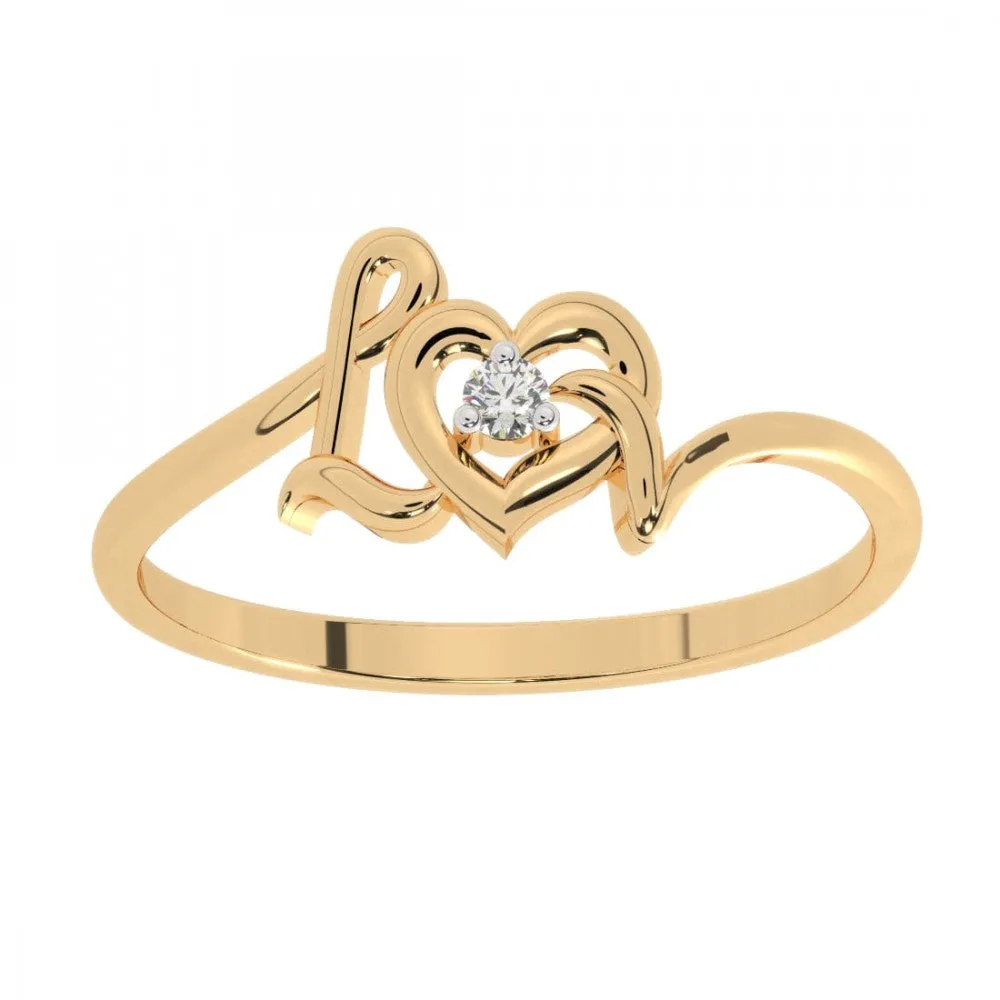 14KT (585) Yellow Gold Ring For Women