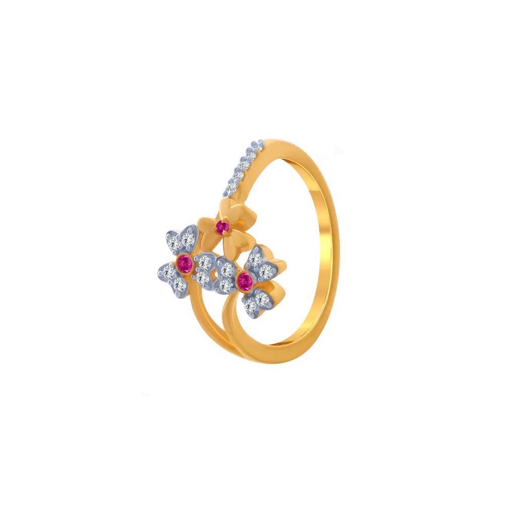14KT (585) Yellow Gold Ring For Women