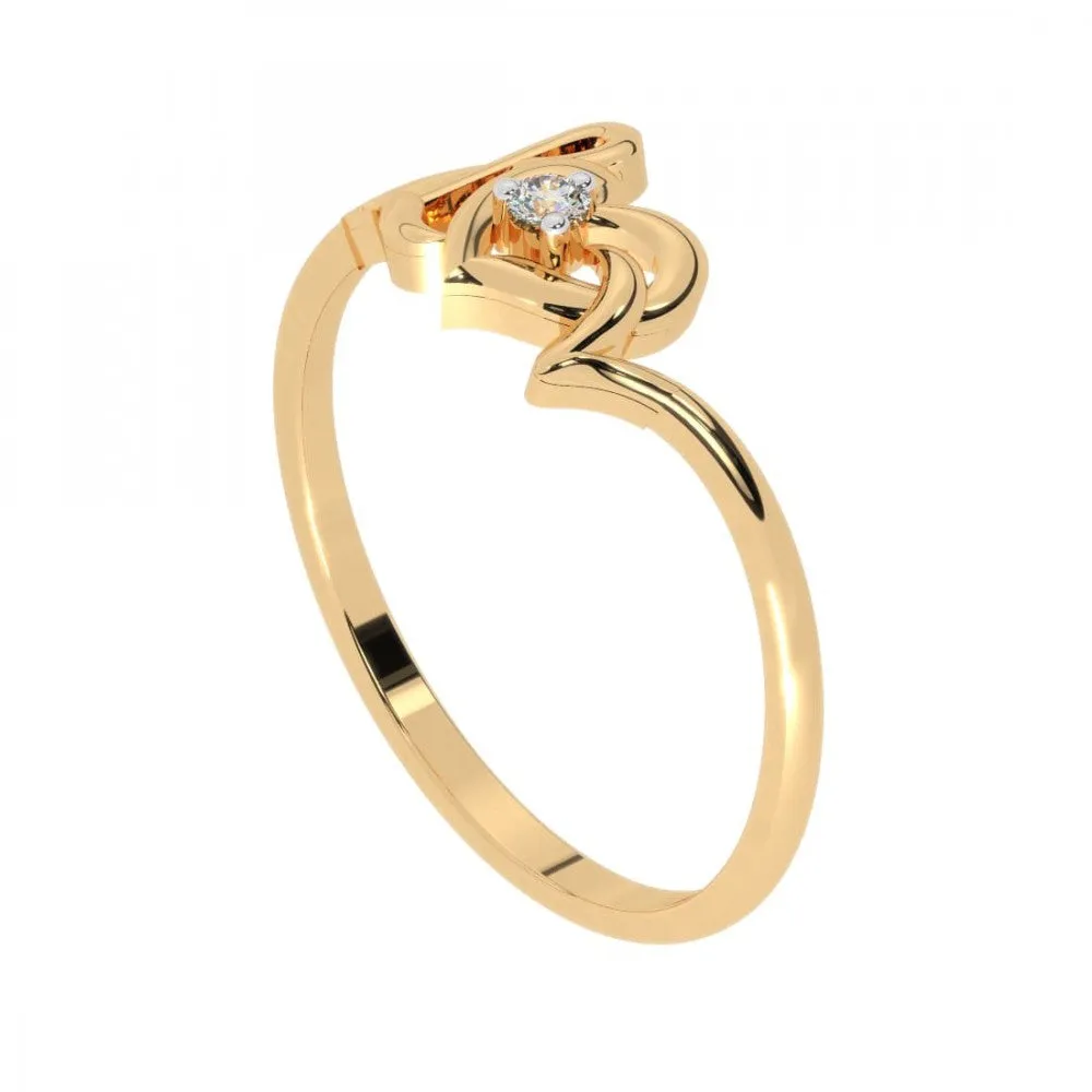 14KT (585) Yellow Gold Ring For Women