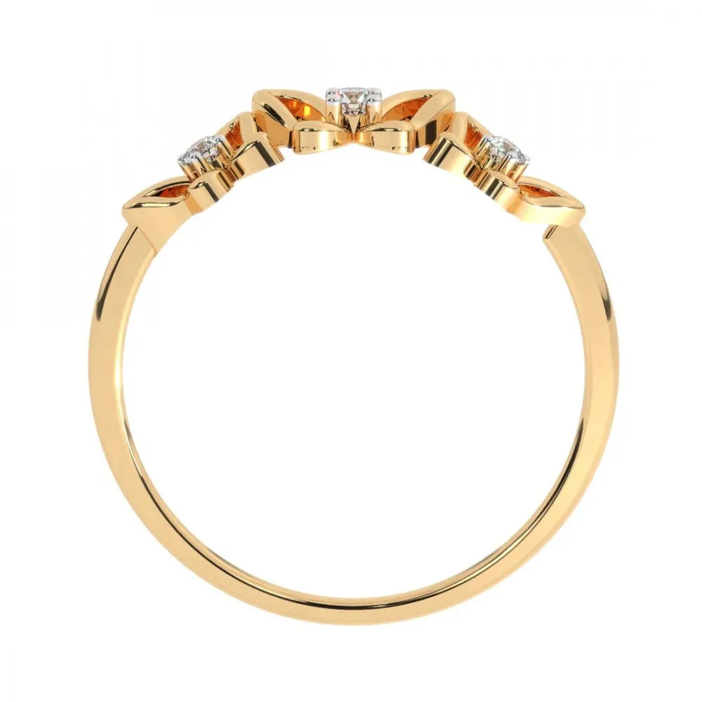 14KT (585) Yellow Gold Ring For Women