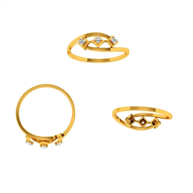 14KT (585) Yellow Gold Ring For Women