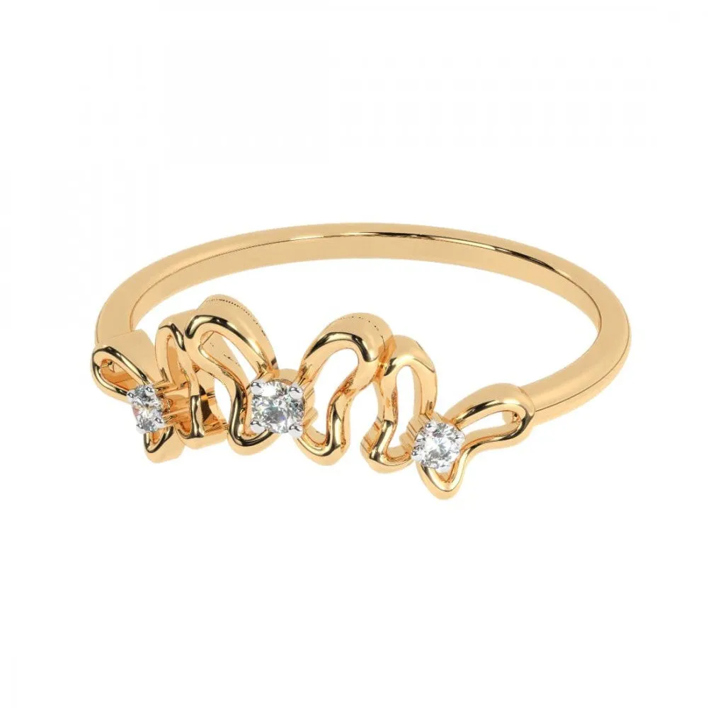 14KT (585) Yellow Gold Ring For Women