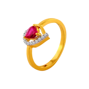 14KT (585) Yellow Gold Ring For Women
