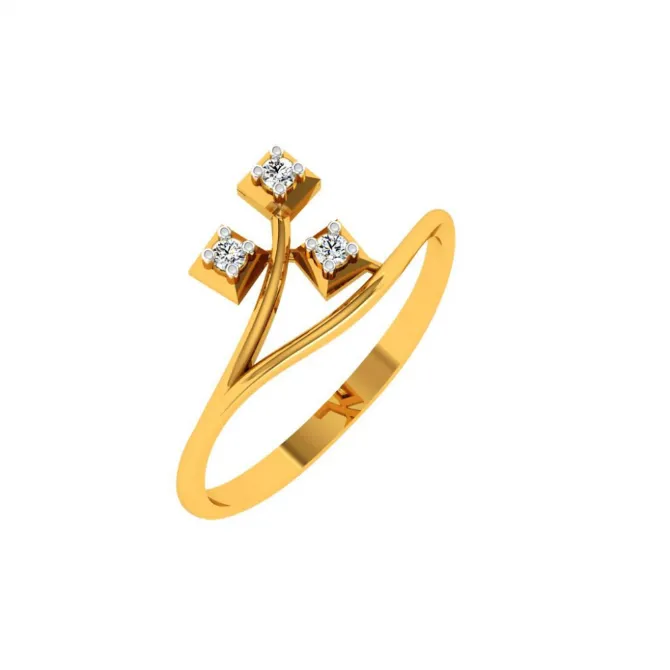 14KT (585) Yellow Gold Ring For Women