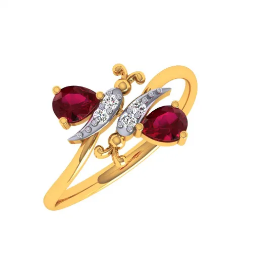 14KT (585) Yellow Gold Ring For Women
