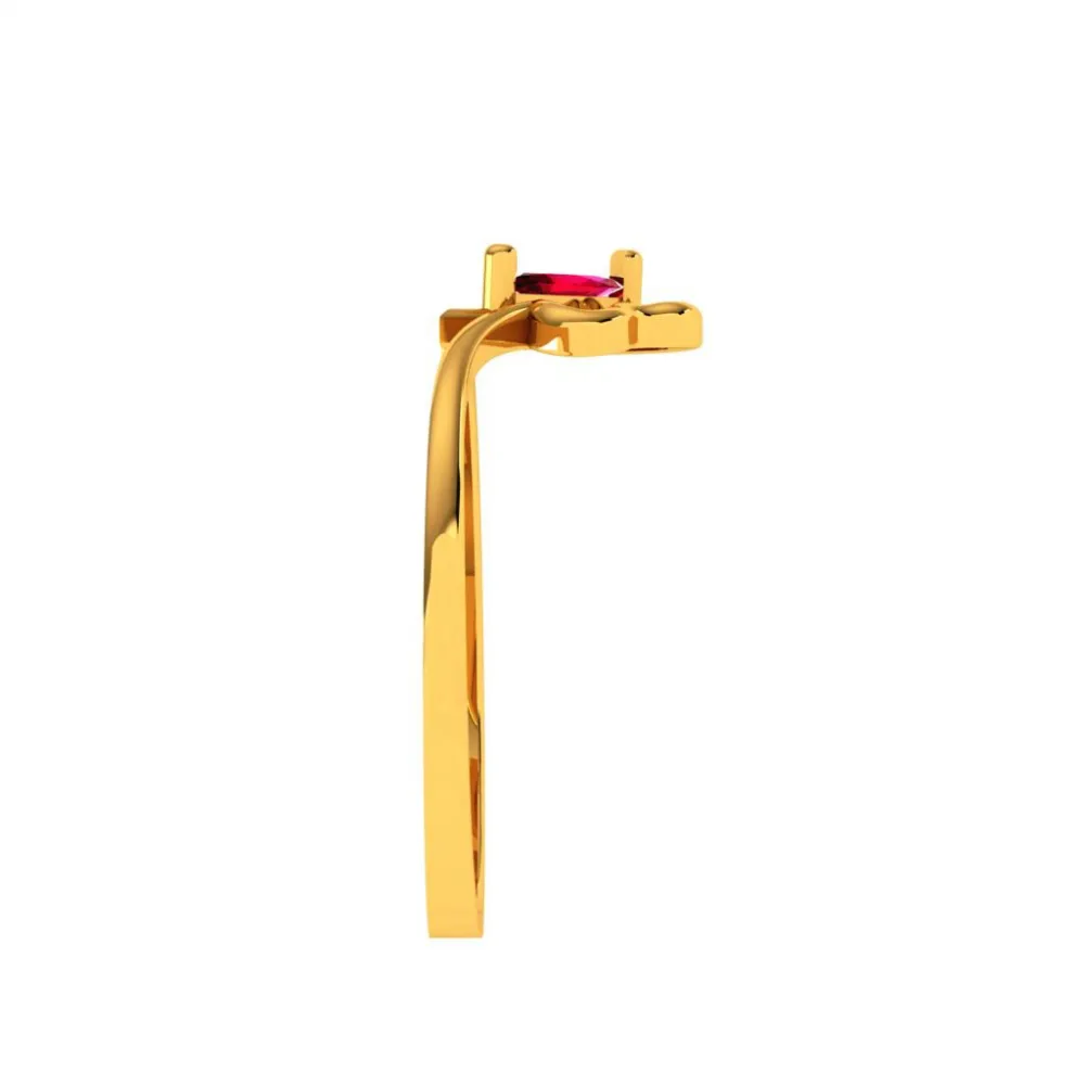 14KT (585) Yellow Gold Ring For Women