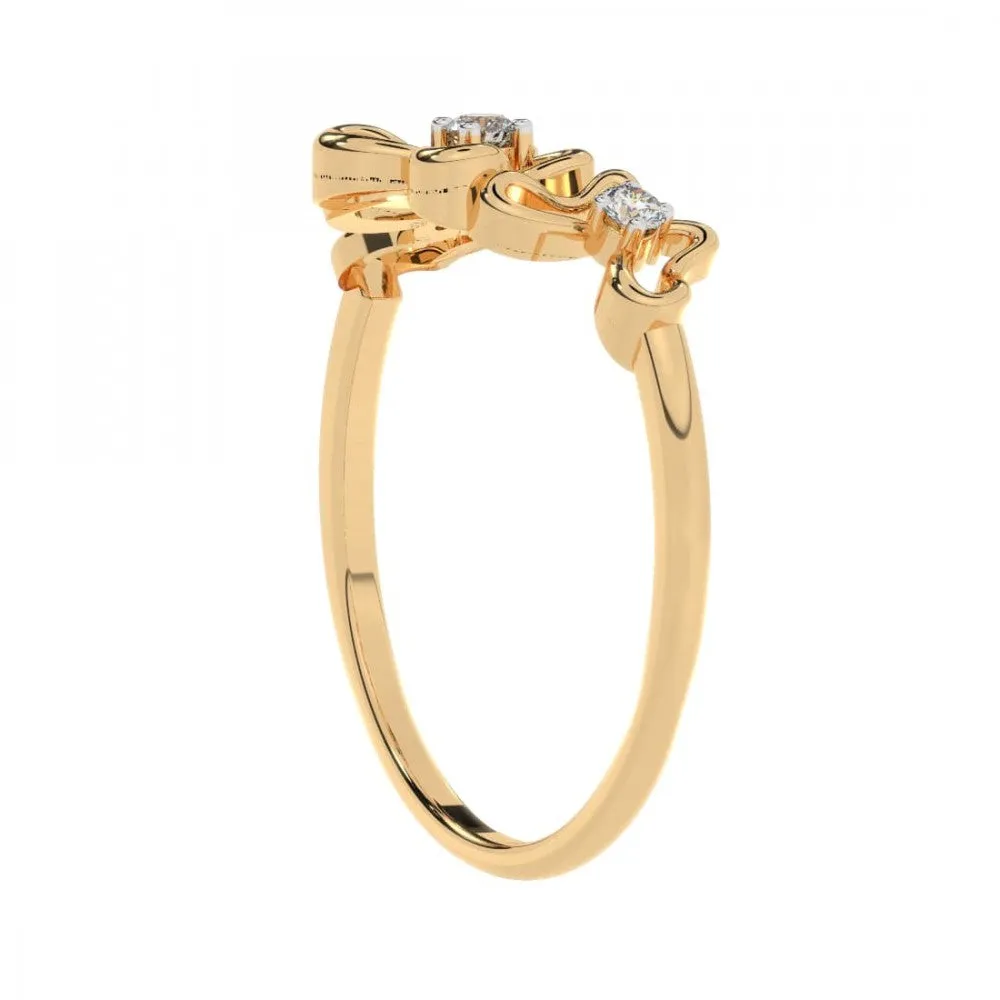 14KT (585) Yellow Gold Ring For Women