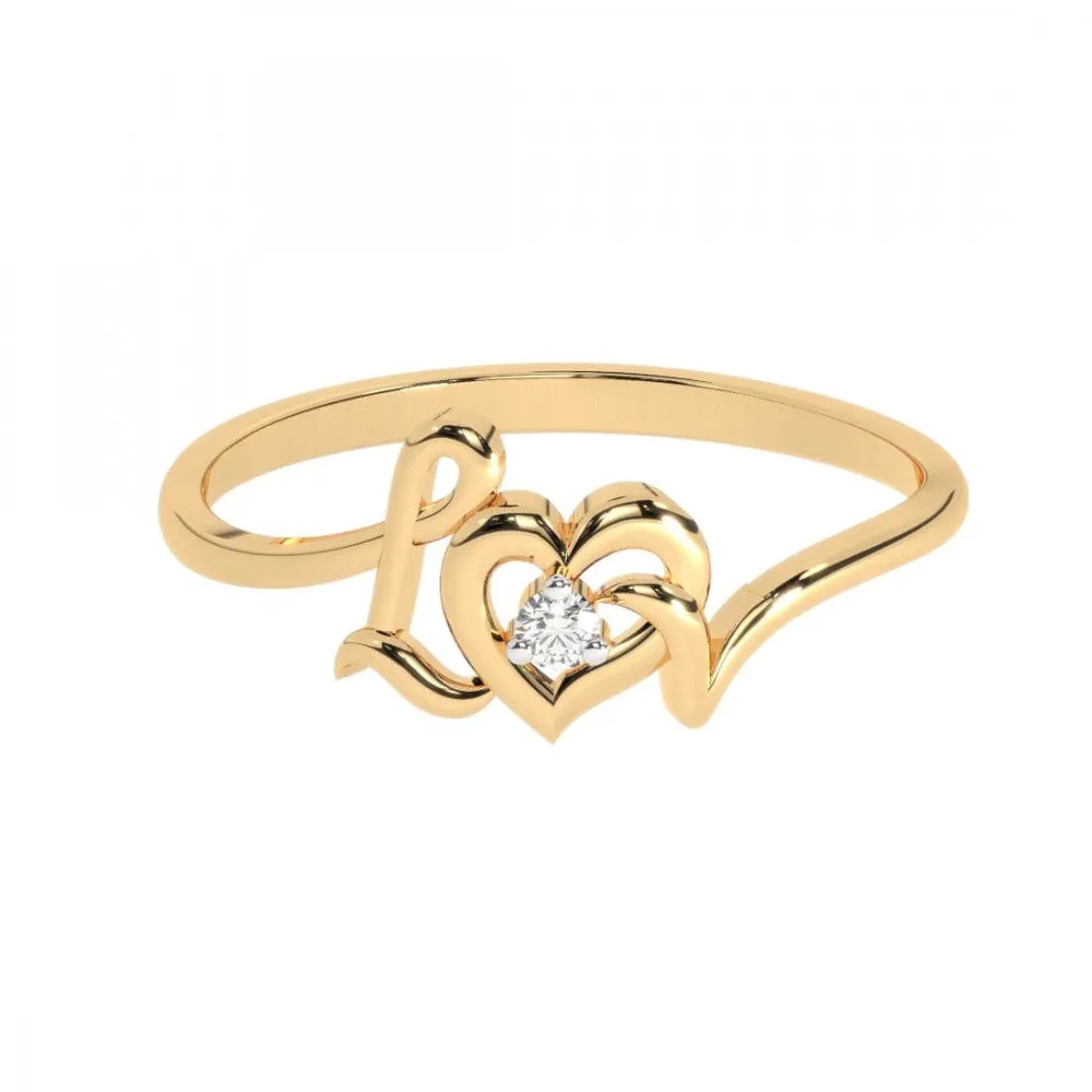 14KT (585) Yellow Gold Ring For Women