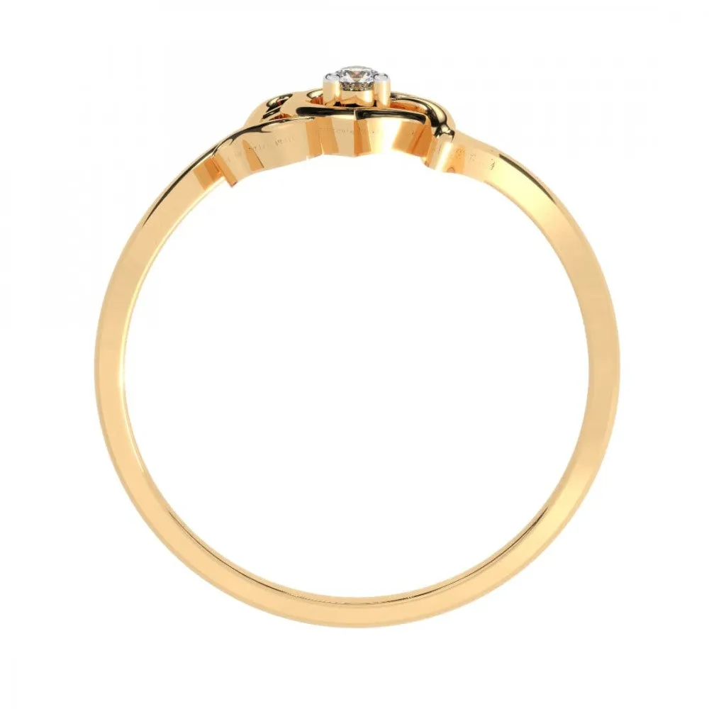 14KT (585) Yellow Gold Ring For Women