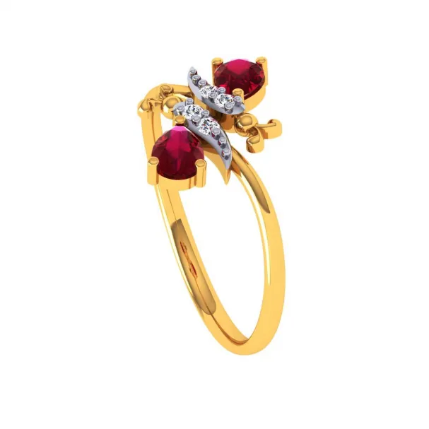 14KT (585) Yellow Gold Ring For Women