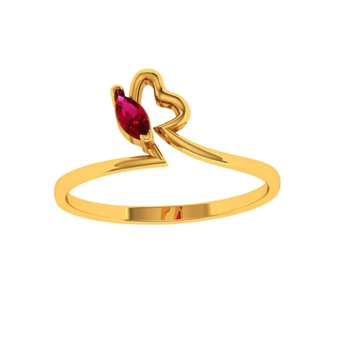 14KT (585) Yellow Gold Ring For Women