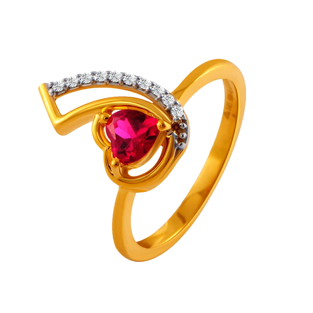14KT (585) Yellow Gold Ring For Women