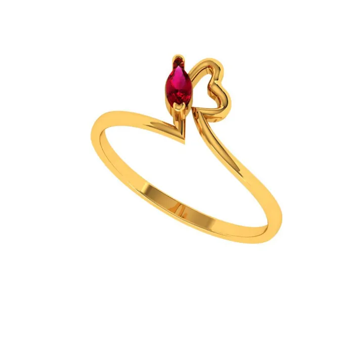 14KT (585) Yellow Gold Ring For Women