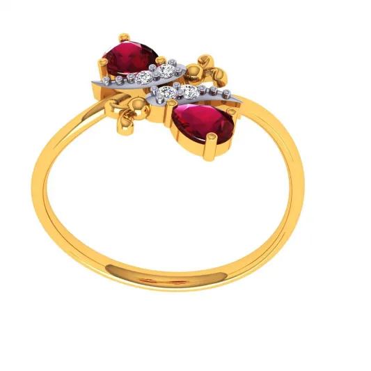 14KT (585) Yellow Gold Ring For Women