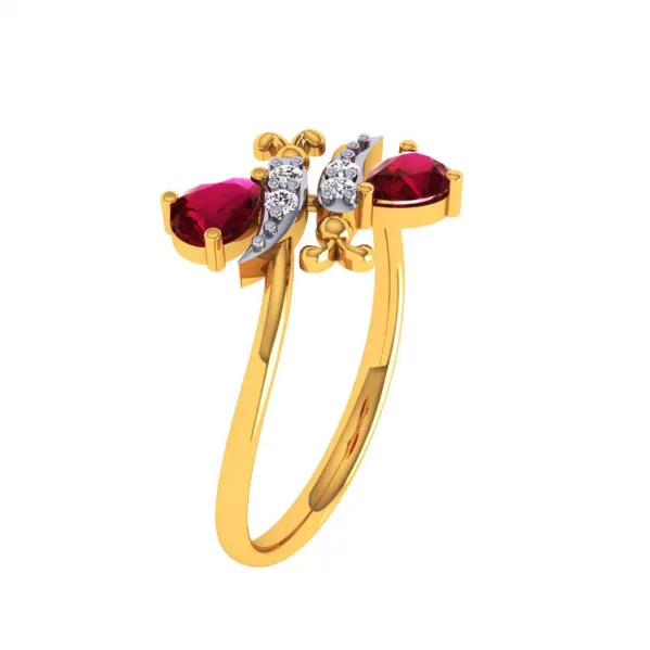 14KT (585) Yellow Gold Ring For Women