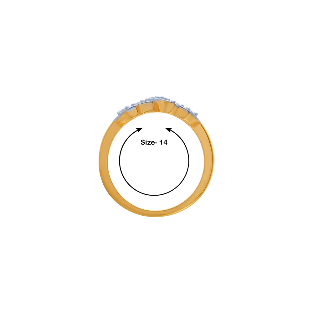 14KT (585) Yellow Gold Ring For Women