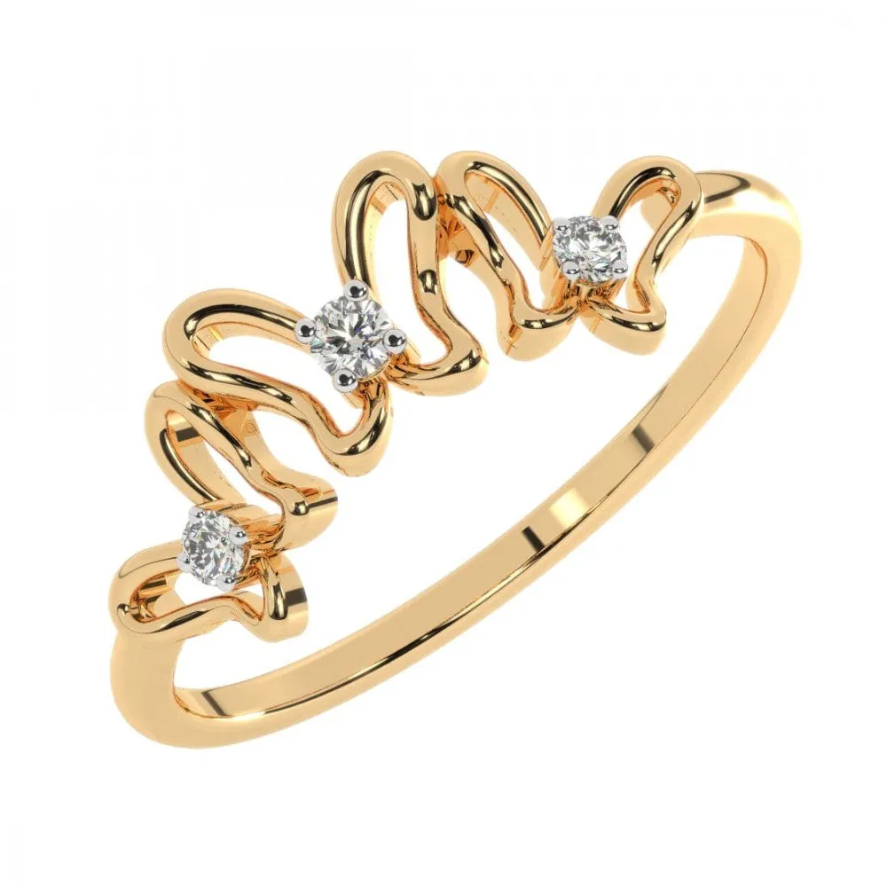 14KT (585) Yellow Gold Ring For Women