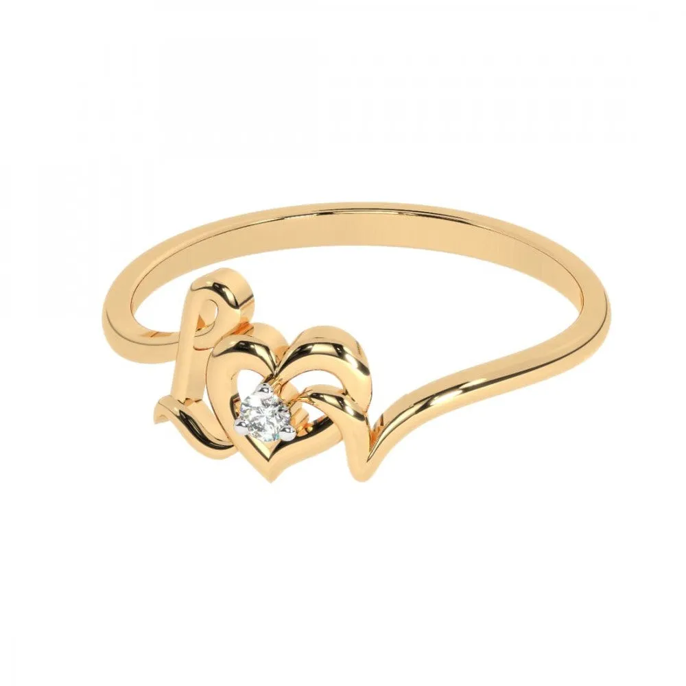 14KT (585) Yellow Gold Ring For Women