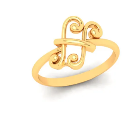 14KT Musical Note Gold Ring From Amazea Collection