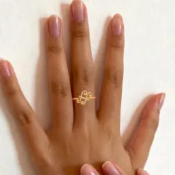 14KT Musical Note Gold Ring From Amazea Collection