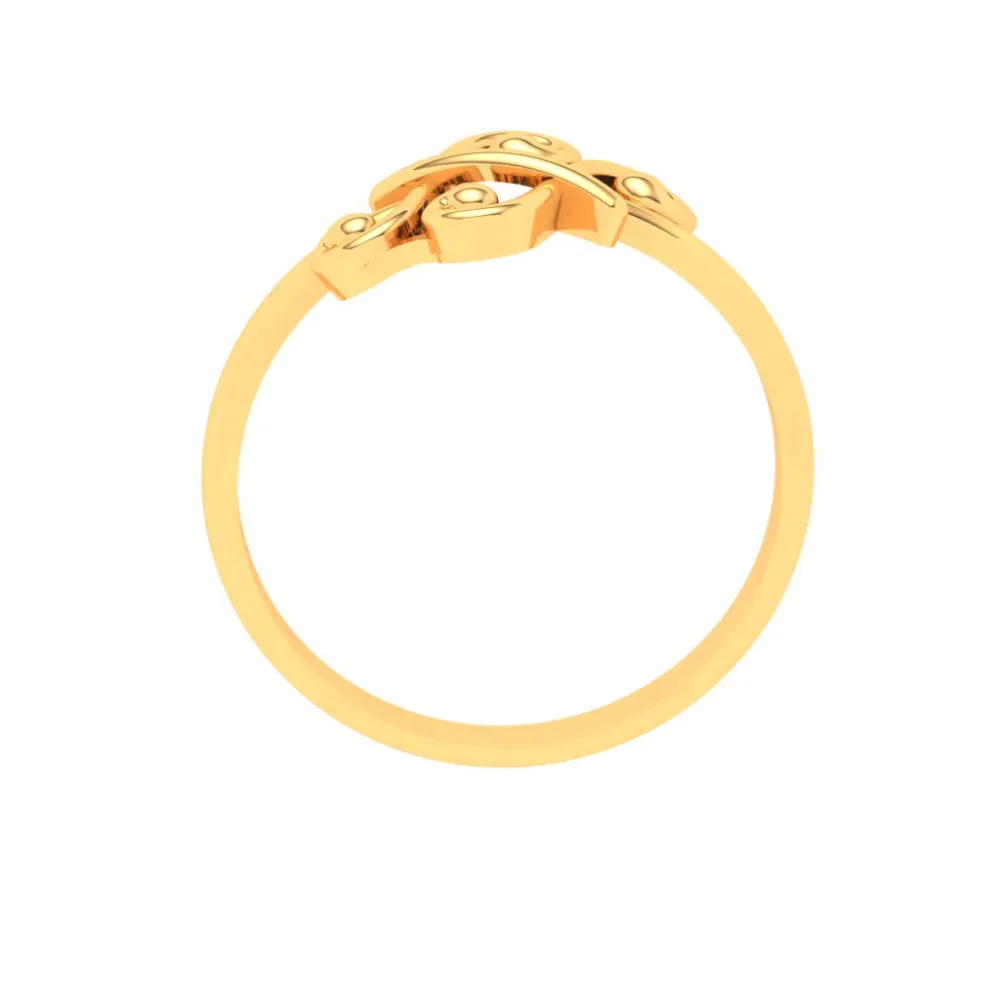 14KT Musical Note Gold Ring From Amazea Collection