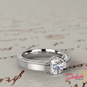 1.82ct Brilliant Cut Tension Engagement Ring - 01US84