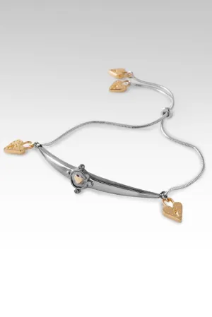 18K Gold Love So Sweet Bracelet? in White Zircon