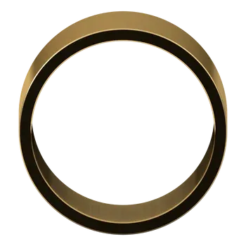 18K Yellow Gold 12 mm Standard Fit Flat Band
