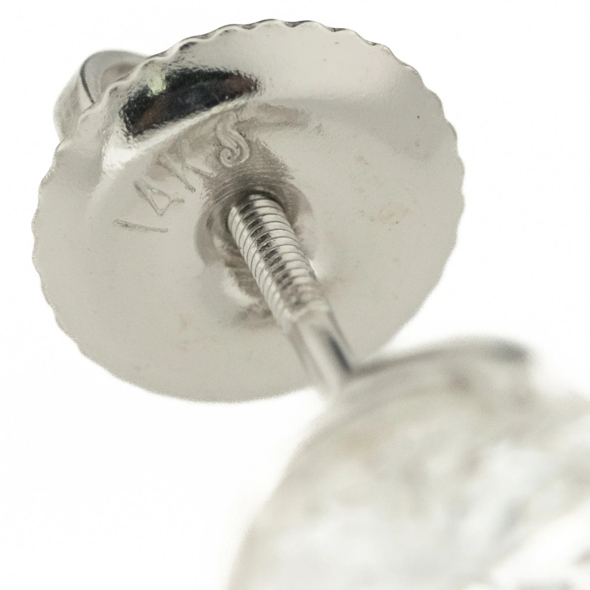 2.00ctw Round Diamond Solitaire Stud Earrings in 14K White Gold