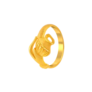 22KT Yellow Gold Ring For Women