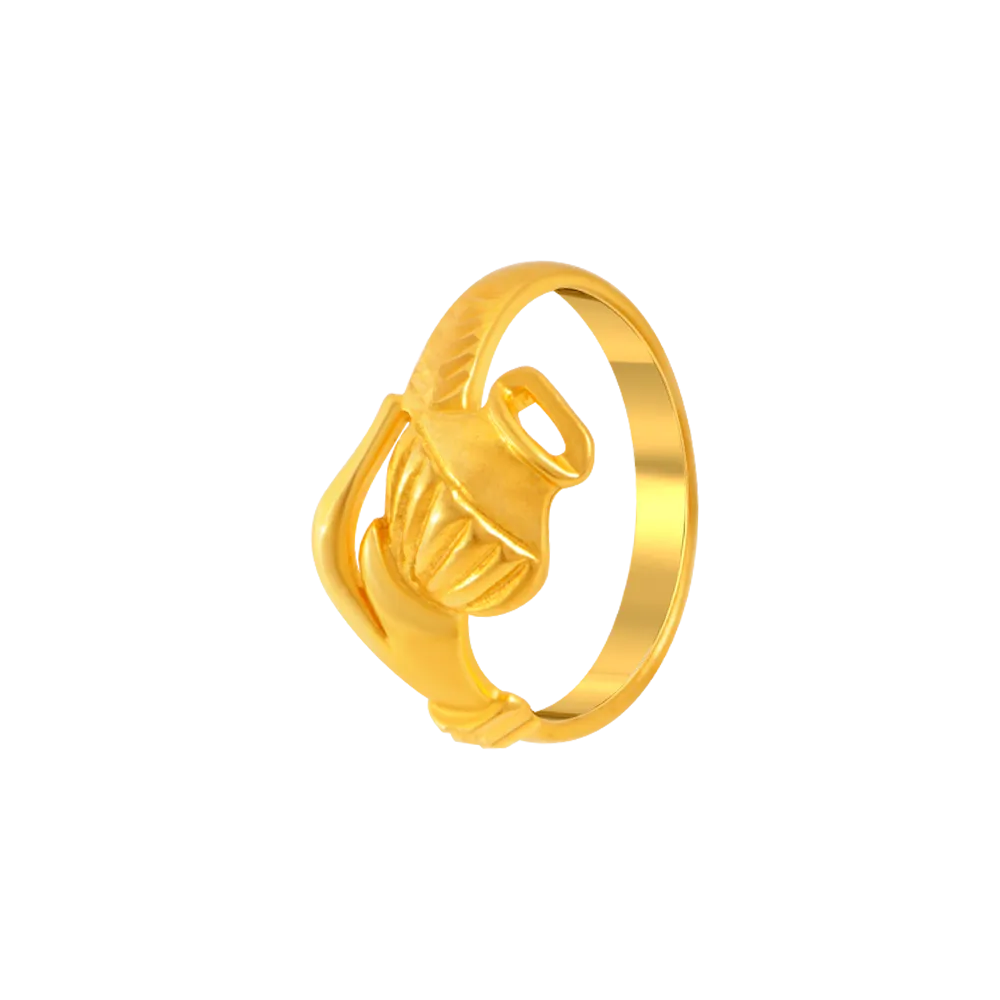 22KT Yellow Gold Ring For Women