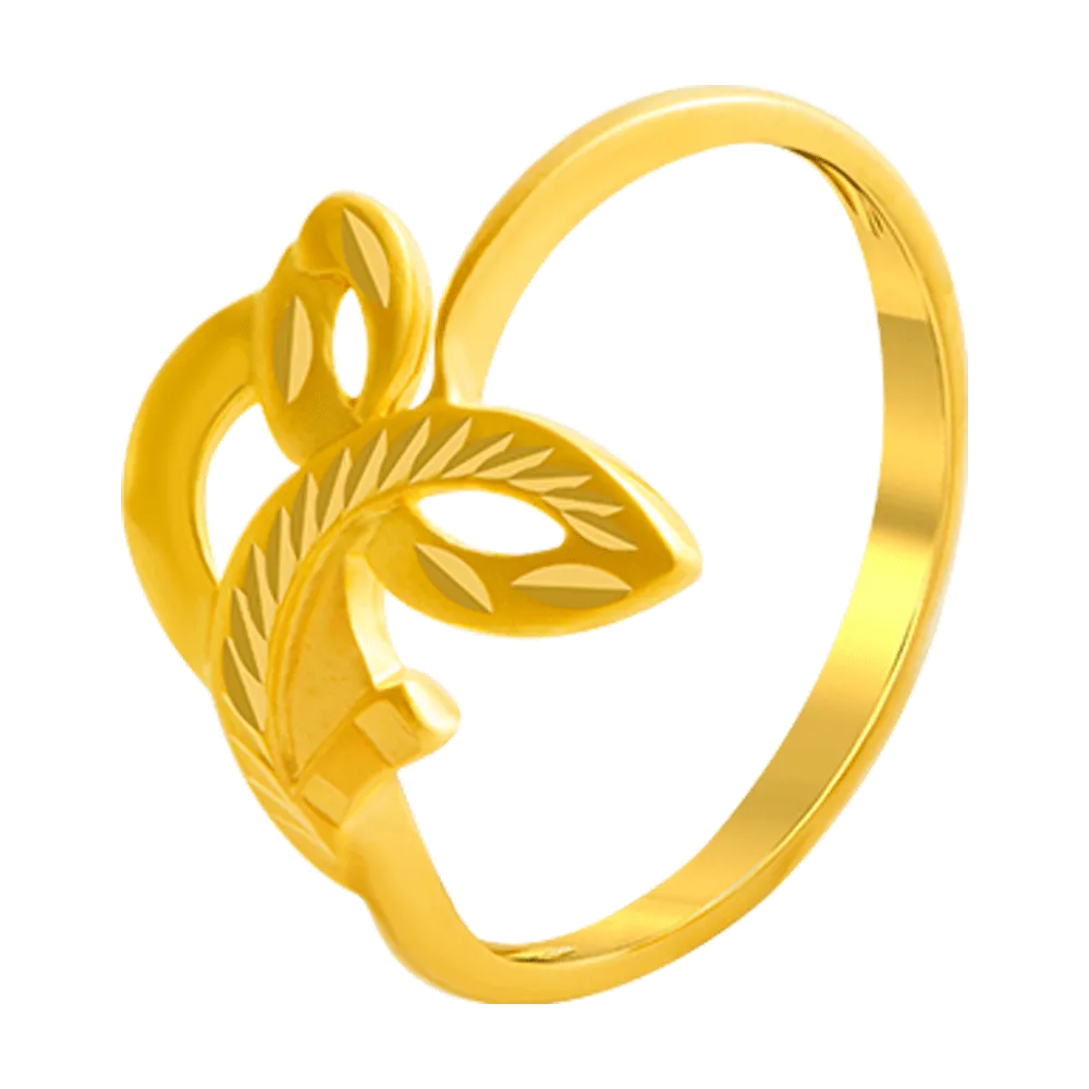 22KT Yellow Gold Ring For Women