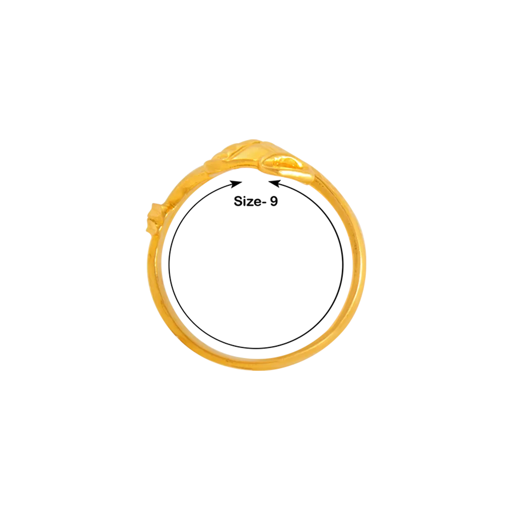 22KT Yellow Gold Ring For Women