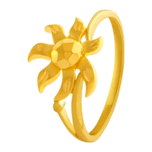 22KT Yellow Gold Ring For Women