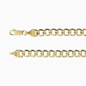 5.3mm Hollow Curb Chain Necklace